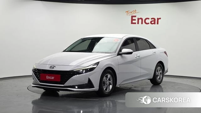 Hyundai Avante (CN7) 2021 Белый из Кореи