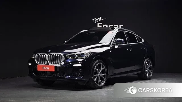 BMW X6 (G06) 2021 Черный из Кореи