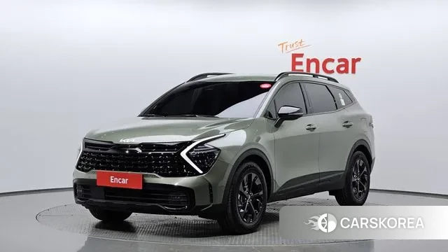 Kia Sportage 5th Generation Hybrid 2023 Зеленый из Кореи
