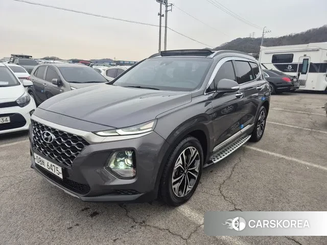 Hyundai Santa Fe TM 2018 Серый из Кореи