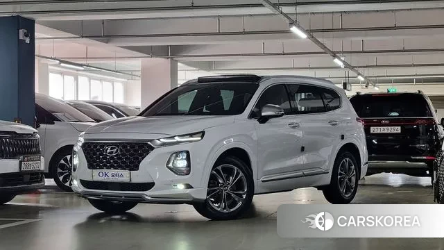 Hyundai Santa Fe TM 2019 Белый из Кореи