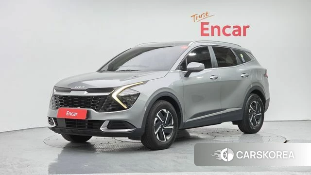 Kia Sportage 5th Generation Hybrid 2023 Серебристо-серый из Кореи