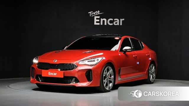 Kia Stinger 2018 Красный из Кореи