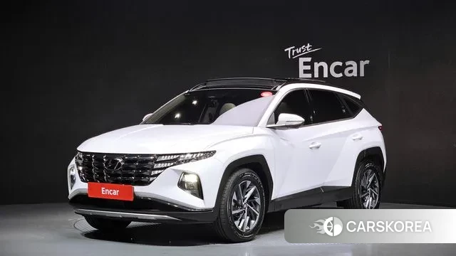 Hyundai Tucson Hybrid (NX4) 2021 Белый из Кореи