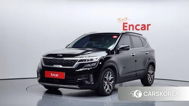Kia Seltos 2020 Черный из Кореи