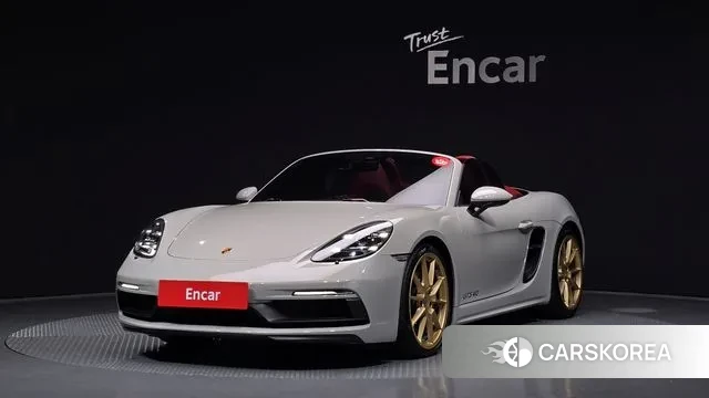 Porsche 718 Boxster 2022 Серебристо-серый из Кореи