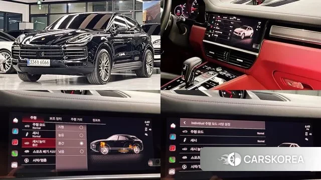 Porsche Cayenne (PO536) 2022 Черный из Кореи