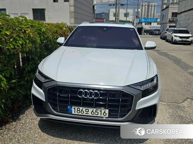 Audi Q8 (4M) 2021 Белый из Кореи