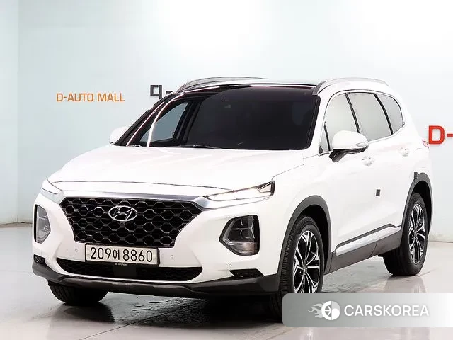 Hyundai Santa Fe TM 2020 Белый из Кореи