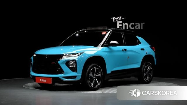Chevrolet (GM Daewoo) Trailblazer 2021 Небесно-голубой из Кореи