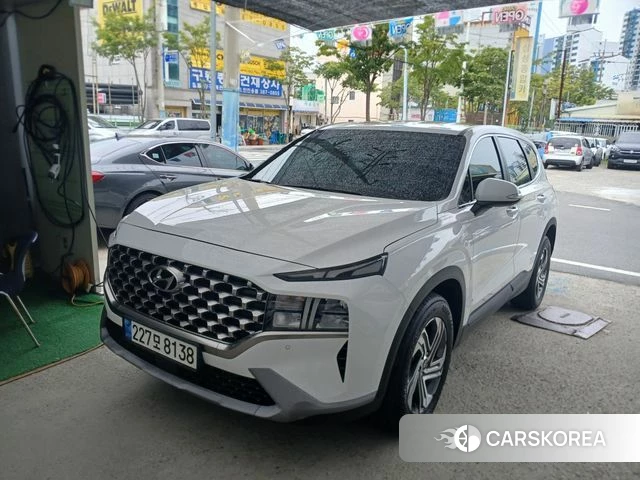 Hyundai The New Santa Fe 2023 Белый из Кореи