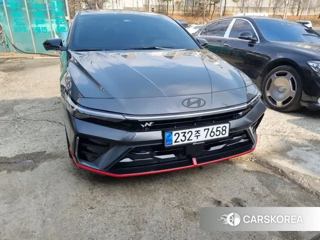 Hyundai The New Avante (CN7) 2024 Серый из Кореи