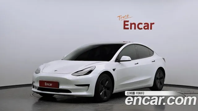 Tesla Model 3 2021 Белый из Кореи
