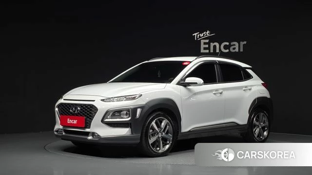 Hyundai Kona 2019 Белый из Кореи