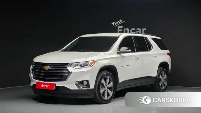 Chevrolet (GM Daewoo) Traverse 2021 Белый из Кореи