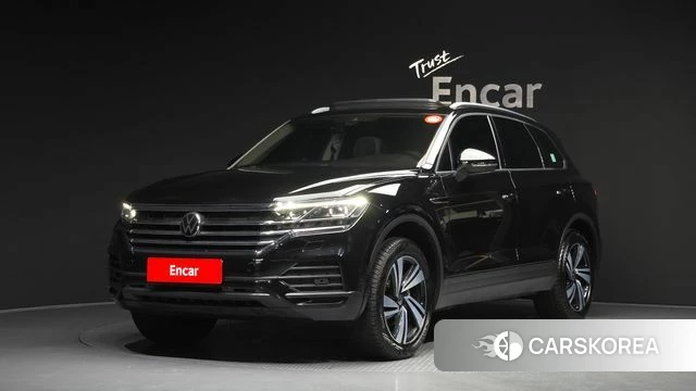 Volkswagen Touareg 3rd generation 2023 Черный из Кореи