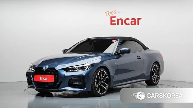 BMW 4 Series (G22) 2024 Небесно-голубой из Кореи