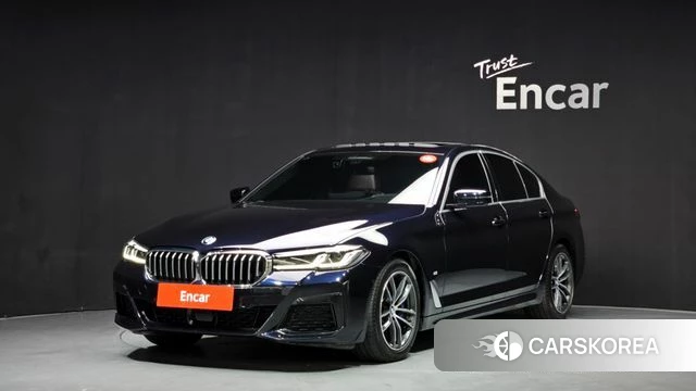 BMW 5 Series (G30) 2023 Синий из Кореи