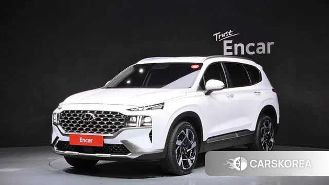 Hyundai The New Santa Fe 2021 Белый из Кореи