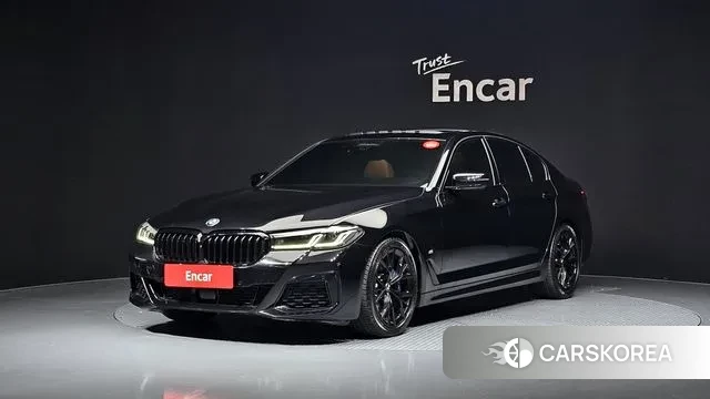 BMW 5 Series (G30) 2021 Черный из Кореи