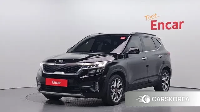 Kia Seltos 2019 Черный из Кореи