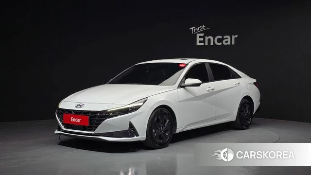 Hyundai Avante (CN7) 2020 Белый из Кореи