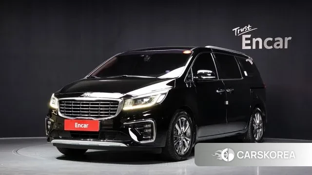 Kia The New Carnival 2018 Черный из Кореи