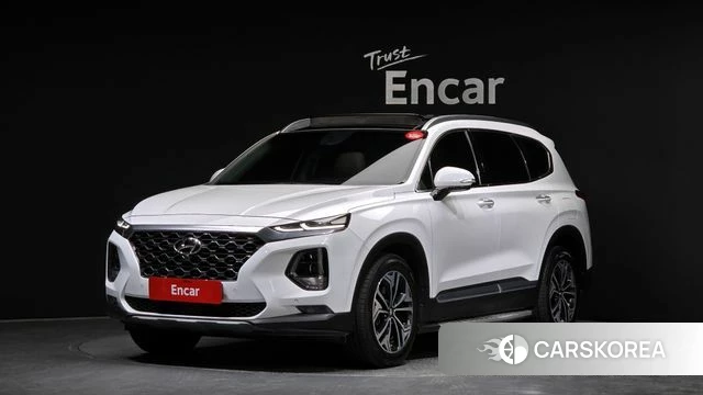 Hyundai Santa Fe TM 2019 Белый из Кореи