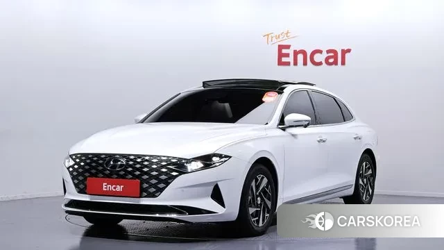 Hyundai The New Grandeur IG Hybrid 2021 Белый из Кореи
