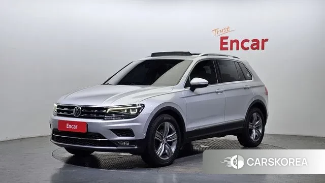 Volkswagen Tiguan second Generation 2018 Серебряный из Кореи