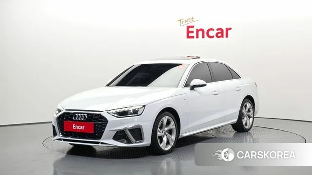 Audi A4 (B9) 2021 Белый из Кореи