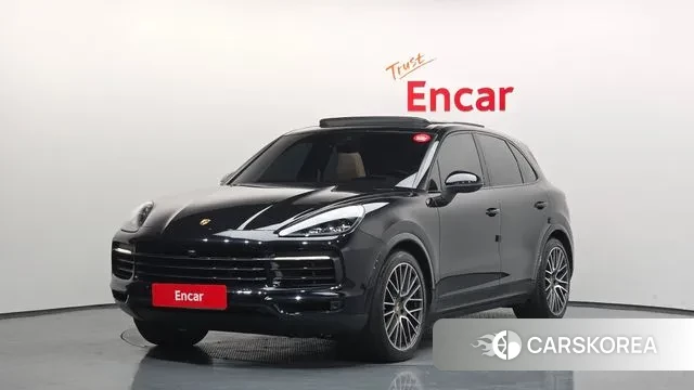 Porsche Cayenne (PO536) 2021 Черный из Кореи