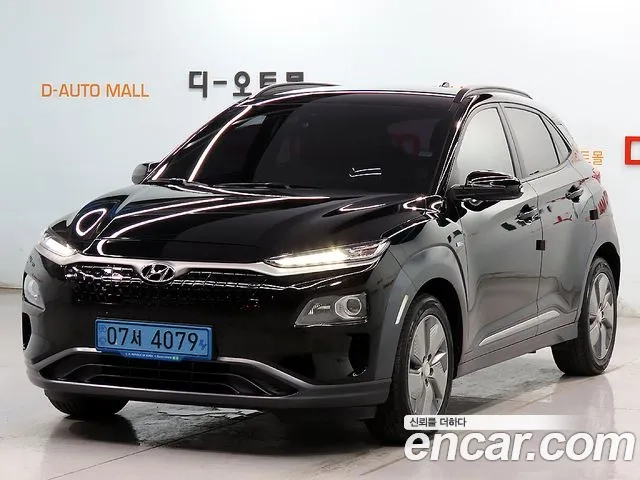 Hyundai Kona Electric 2018 Черный из Кореи