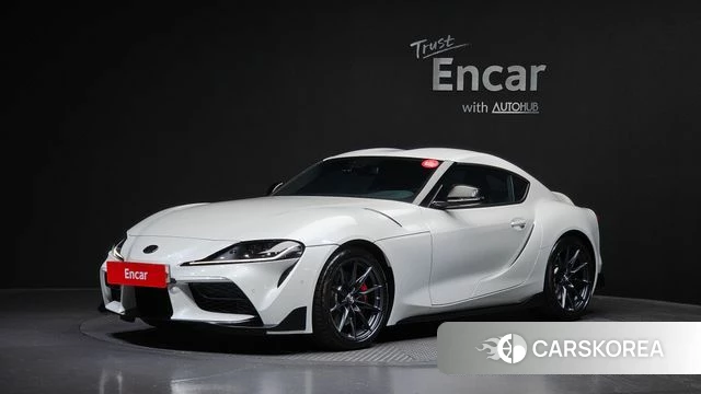 Toyota Supra 5th Generation 2023 Белый из Кореи