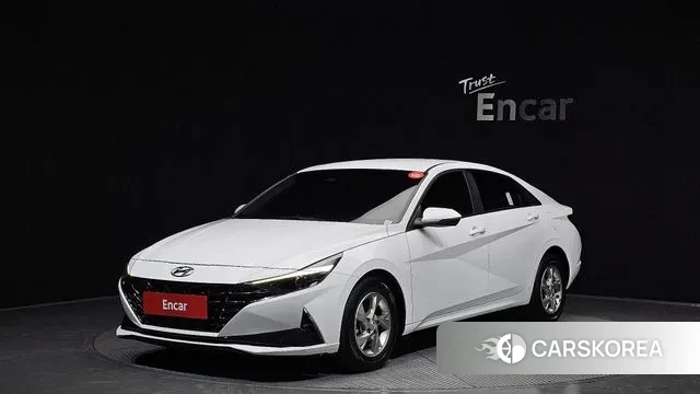 Hyundai Avante (CN7) 2021 Белый из Кореи