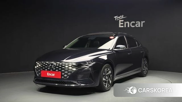 Hyundai The New Grandeur IG Hybrid 2021 Синий из Кореи