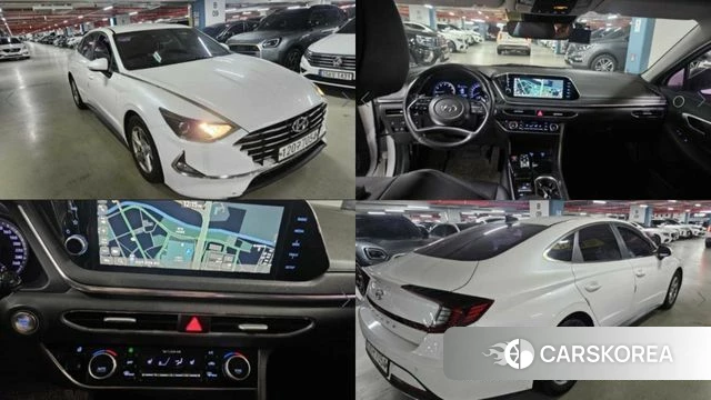 Hyundai Sonata (DN8) 2019 Белый из Кореи