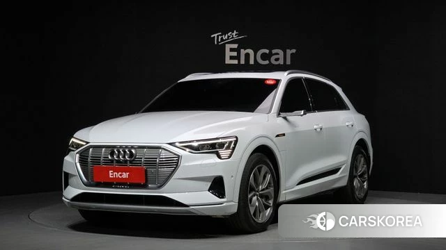 Audi e-Tron 2020 Белый из Кореи