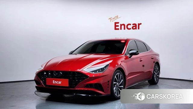 Hyundai Sonata (DN8) 2020 Красный из Кореи