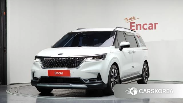 Kia Carnival 4th generation 2021 Белый из Кореи