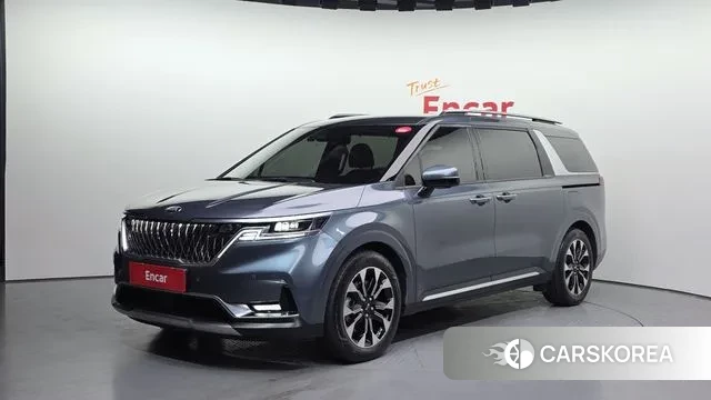 Kia Carnival 4th generation 2021 Небесно-голубой из Кореи