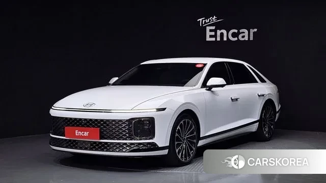 Hyundai Grandeur Hybrid (GN7) 2024 Белый из Кореи