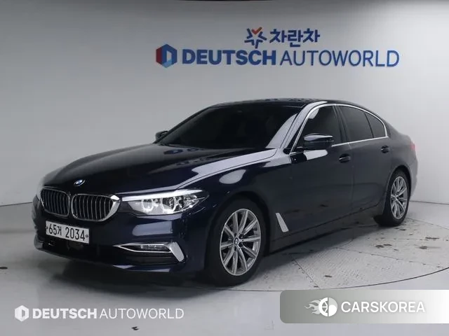 BMW 5 Series (G30) 2019 Синий из Кореи