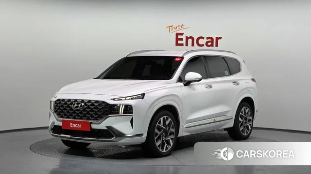 Hyundai The New Santa Fe 2023 Белый из Кореи