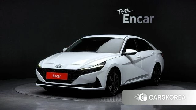 Hyundai Avante (CN7) 2020 Белый из Кореи