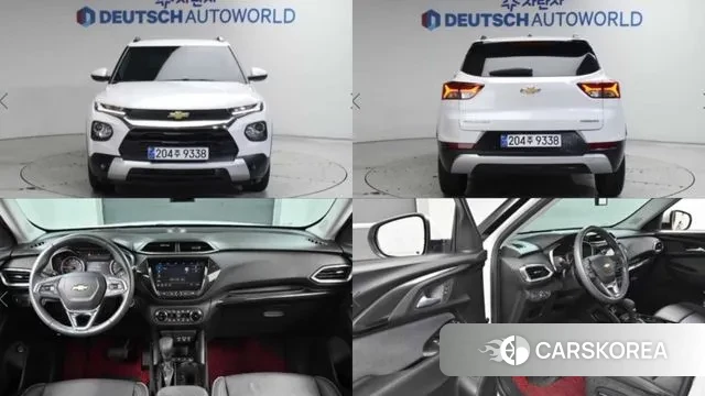 Chevrolet (GM Daewoo) Trailblazer 2021 Белый из Кореи