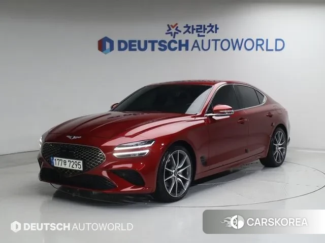 Genesis The New G70 2021 Красный из Кореи