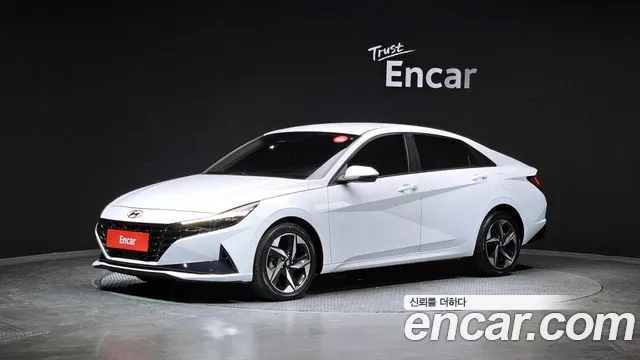 Hyundai Avante (CN7) 2020 Белый из Кореи