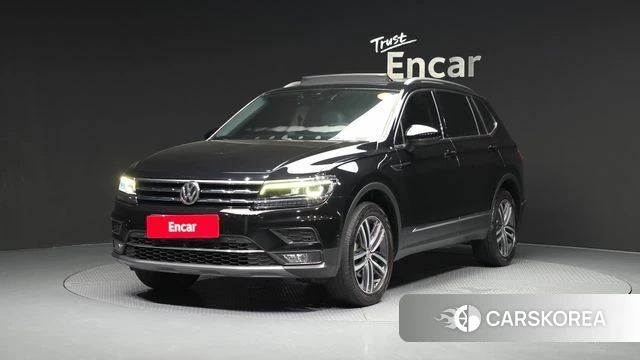 Volkswagen Tiguan Allspace 2020 Синий из Кореи