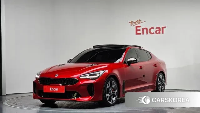 Kia Stinger 2018 Красный из Кореи